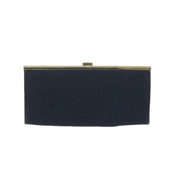 Pre Loved Dior Vintage Clutch Navy Blue Women Clutch Bags - Picture 3 of 8